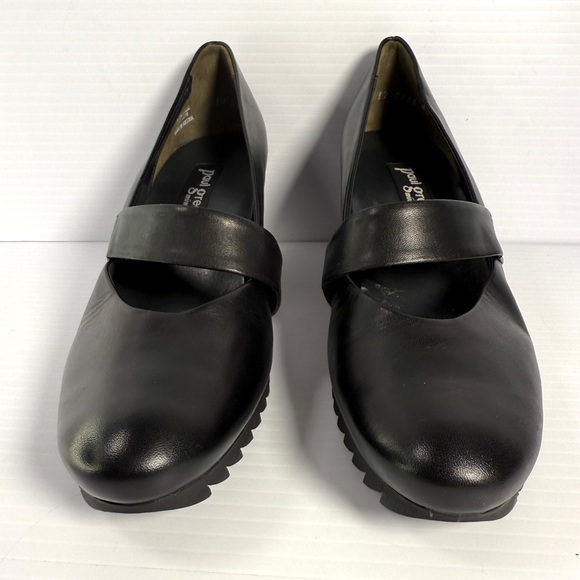 Paul Green Black Leather Loafers NWT - Picture 1 of 12